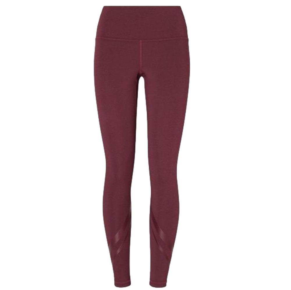 TORY SPORT HIGH Rise Compression Melange Side Pocket Legging Maron S Like New - Picture 1 of 7